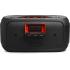 JBL PartyBox On-The-Go 2 - Portable Party Speaker with one Wireless Digital mic, Handle and a Shoulder Strap, Dynamic lightshow, Up to 15 Hours Playtime, Splash Proof & Auracast™ (Black)